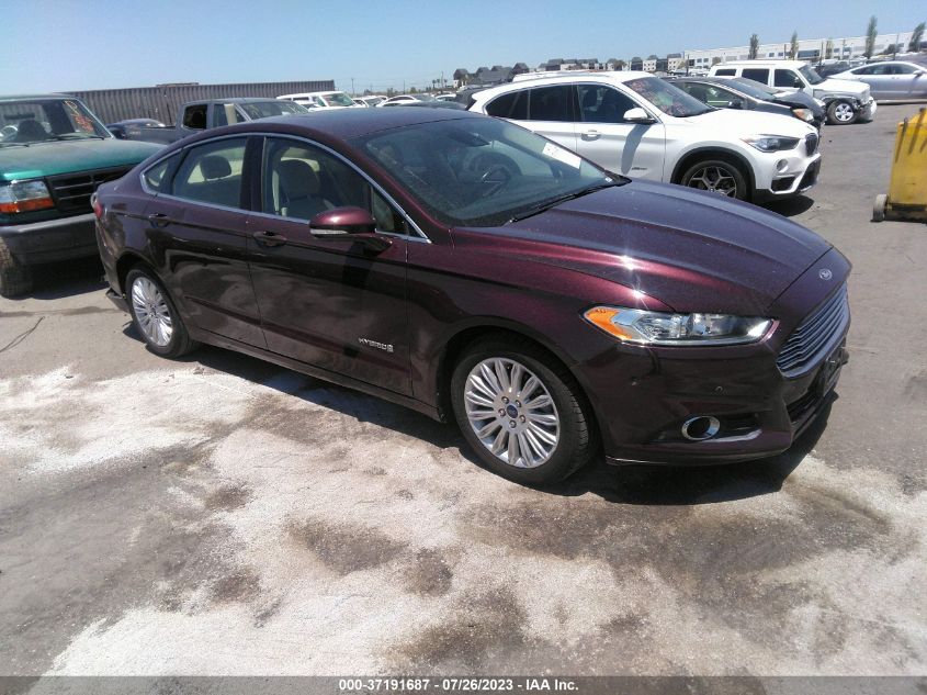 2013 FORD FUSION SE HYBRID - 3FA6P0LU5DR344651