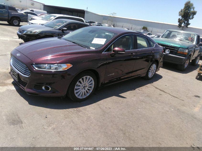 3FA6P0LU5DR344651 2013 FORD FUSION, photo no. 2