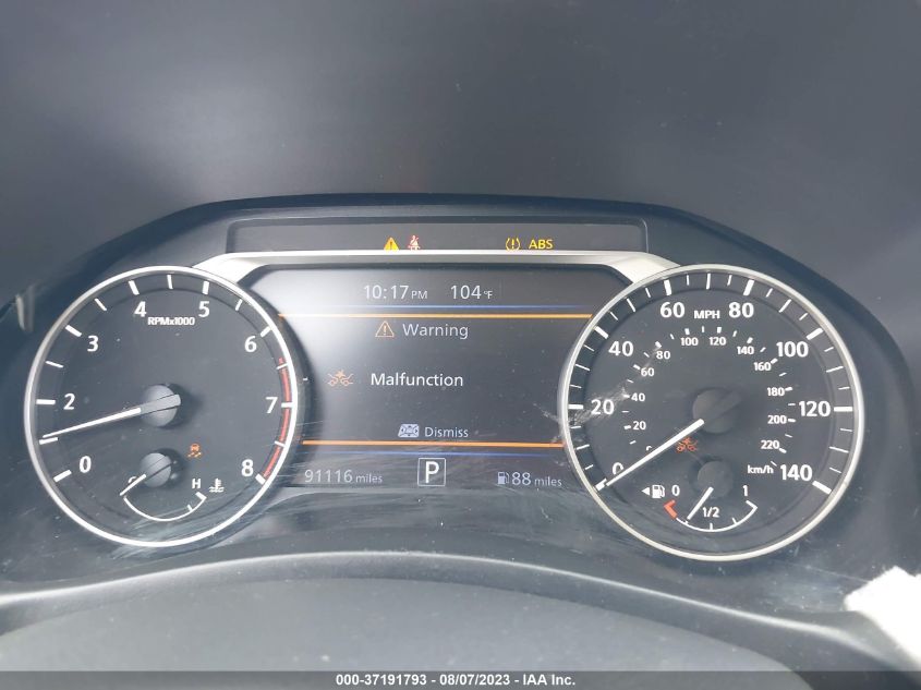 2019 NISSAN ALTIMA 2.5 SR - 1N4BL4CV2KC170303