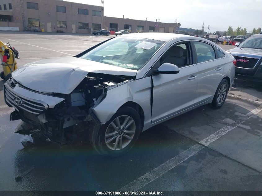 2015 HYUNDAI SONATA 2.4L SE - 5NPE24AFXFH009214