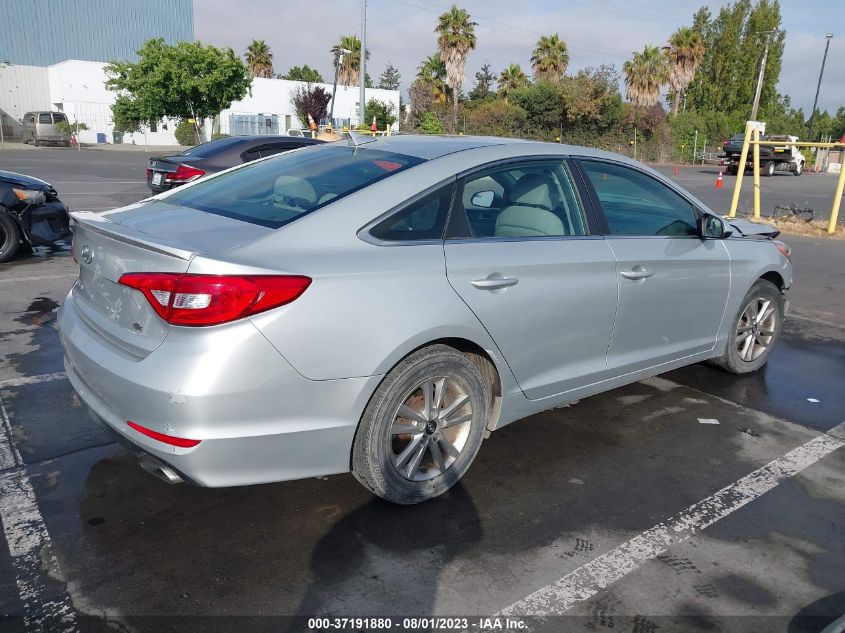 2015 HYUNDAI SONATA 2.4L SE - 5NPE24AFXFH009214