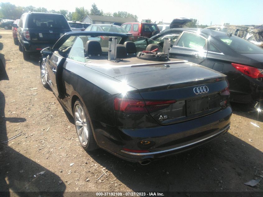 2018 AUDI A5 CABRIOLET PREMIUM PLUS - WAUYNGF58JN012415