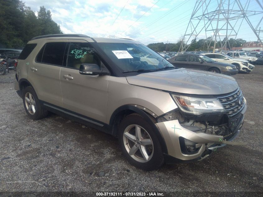 2017 FORD EXPLORER XLT - 1FM5K8D88HGB26619