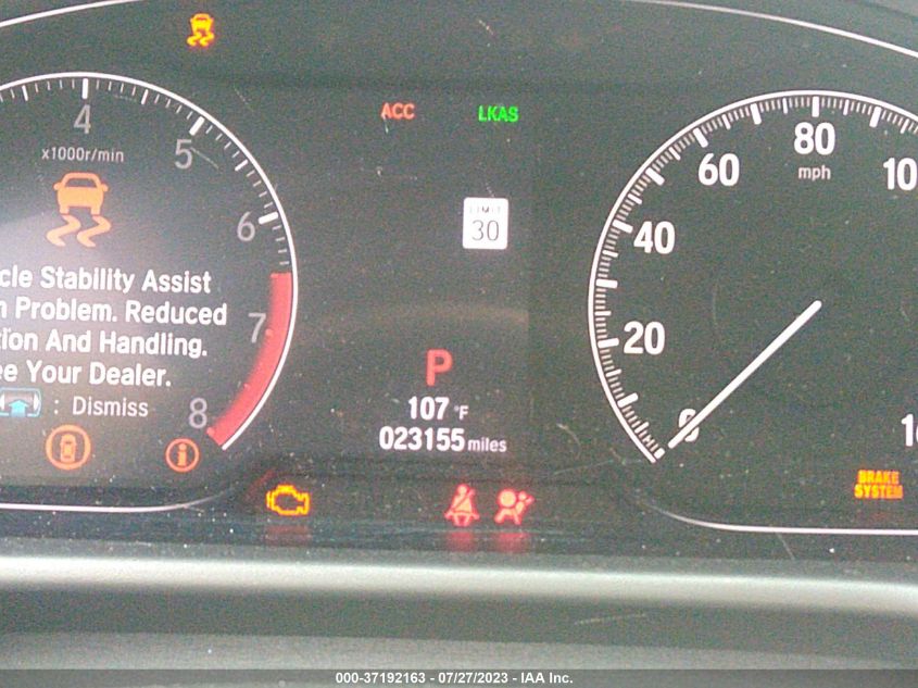 2019 HONDA ACCORD SEDAN EX 1.5T 1HGCV1F41KA176309