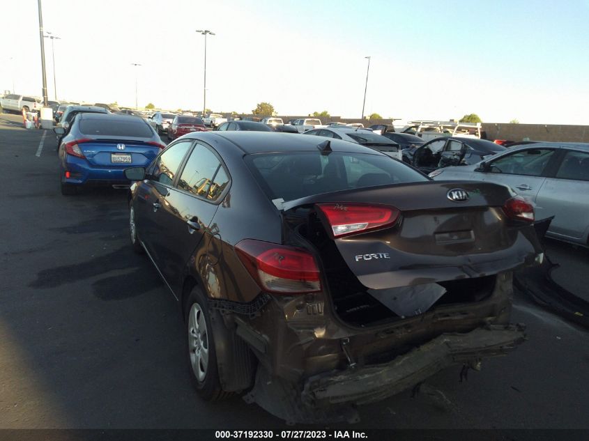 2017 KIA FORTE LX - 3KPFK4A78HE078326