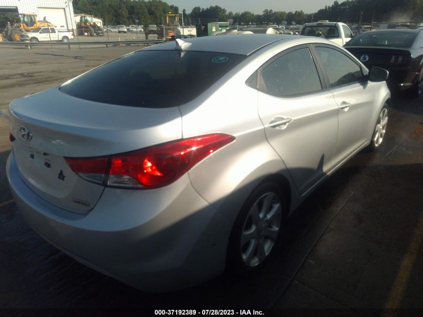 2013 HYUNDAI ELANTRA LIMITED - 5NPDH4AE7DH258665