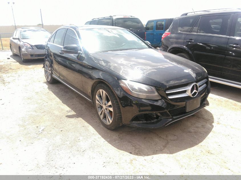 55SWF4JB6GU164945 2016 MERCEDES-BENZ C-CLASS, photo no. 1