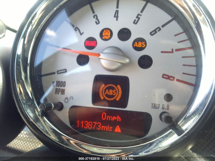 2013 MINI COOPER CONVERTIBLE S - WMWZP3C50DT297932