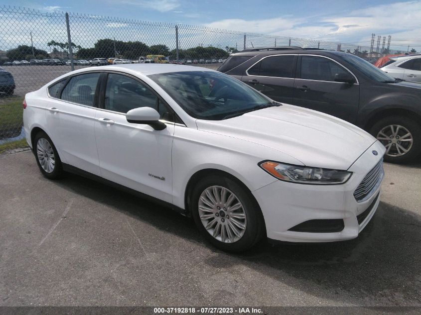 2015 FORD FUSION S HYBRID - 3FA6P0UU2FR297967