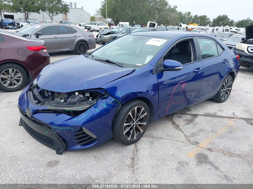 VIN 2T1BURHE0JC072048 2018 TOYOTA COROLLA L/LE/XLE/SE/XSE