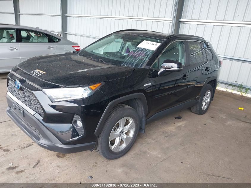 2T3RWRFV8LW078247 Toyota RAV4 HYBRID XLE 2