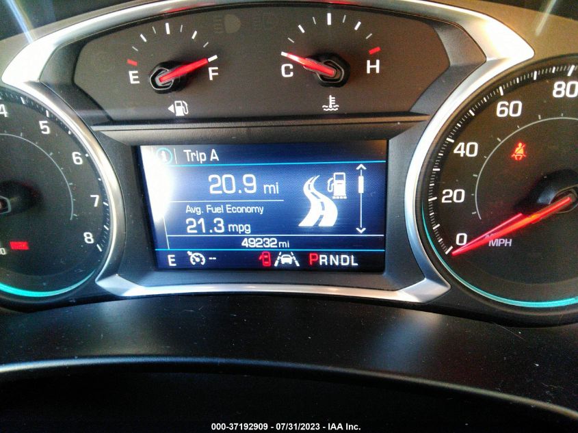 2020 CHEVROLET EQUINOX LT - 3GNAXUEV9LS552421