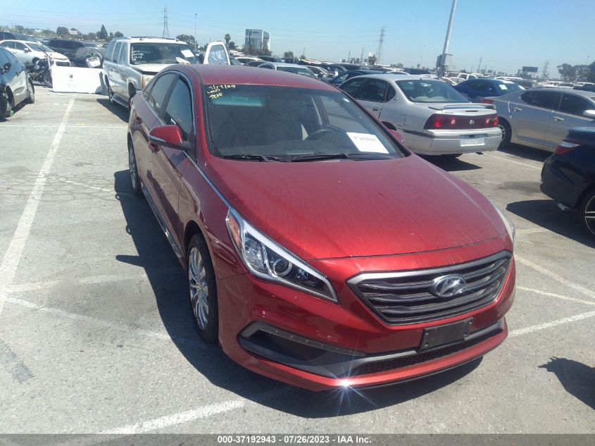 2016 HYUNDAI SONATA 2.4L SPORT - 5NPE34AF2GH315791