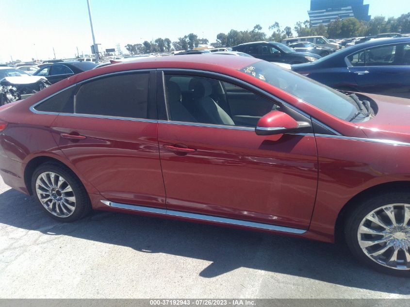 2016 HYUNDAI SONATA 2.4L SPORT - 5NPE34AF2GH315791