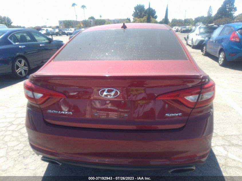 2016 HYUNDAI SONATA 2.4L SPORT - 5NPE34AF2GH315791