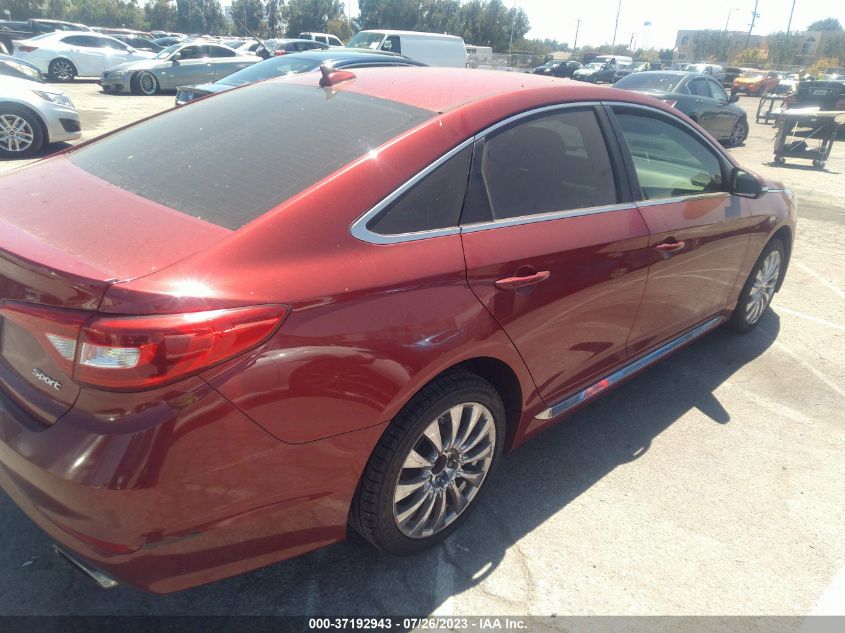 2016 HYUNDAI SONATA 2.4L SPORT - 5NPE34AF2GH315791