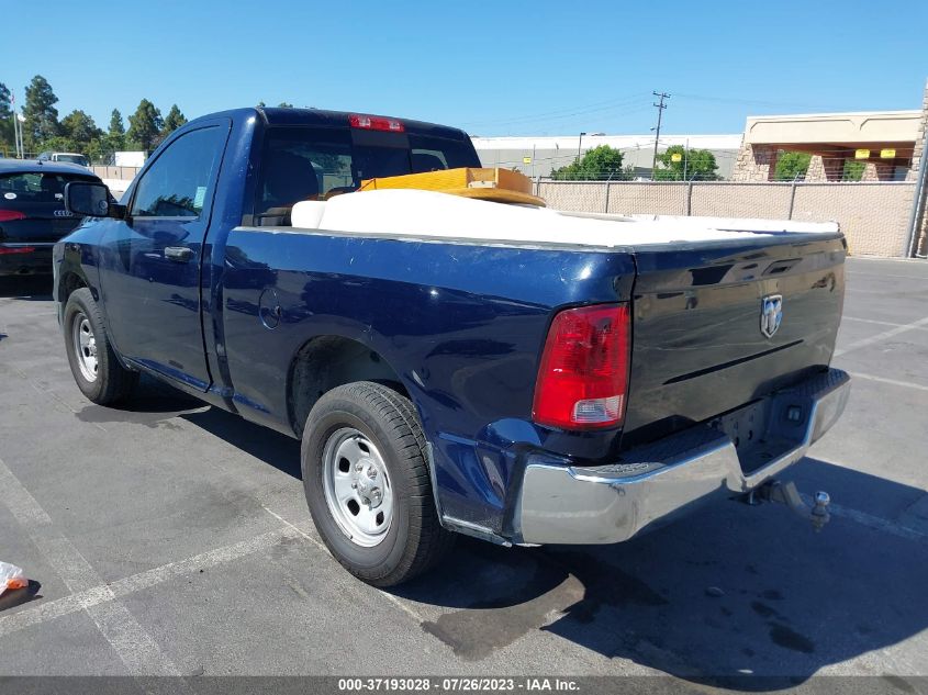 2013 RAM 1500 TRADESMAN - 3C6JR6AG8DG537099