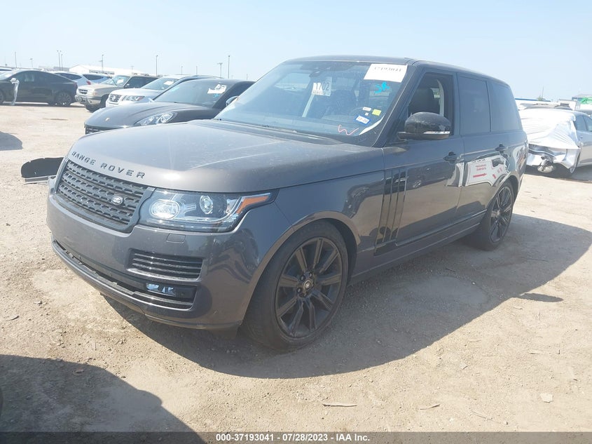 VIN SALGS2FV9HA354086 2017 LAND ROVER RANGE ROVER HSE