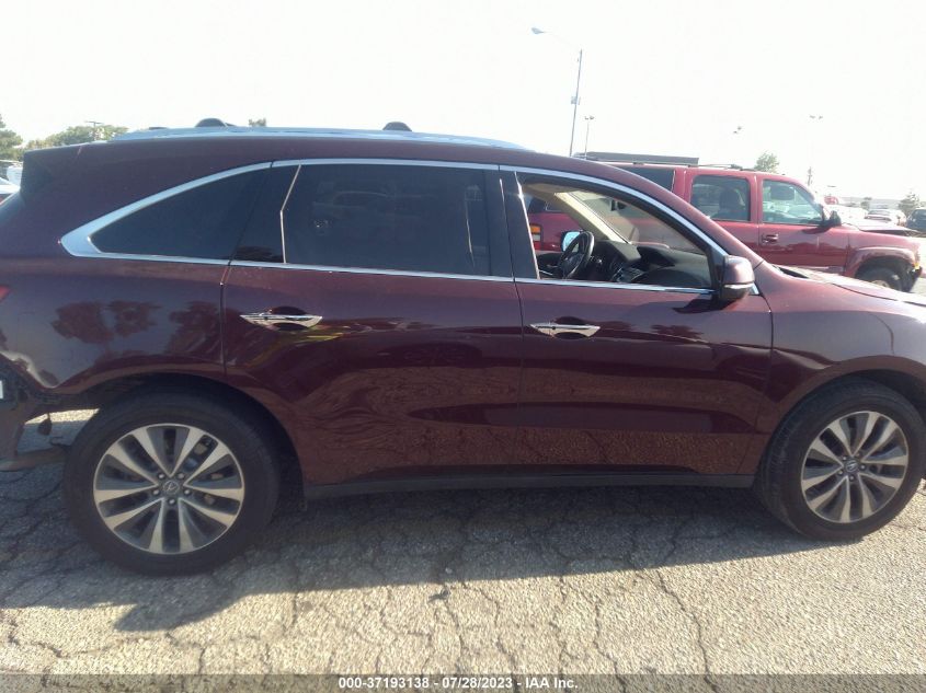 2016 ACURA MDX W/TECH/W/TECH - 5FRYD4H43GB001773