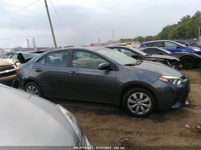 2014 TOYOTA COROLLA L/LE/S/S PLUS/LE PLUS - 5YFBURHEXEP154925