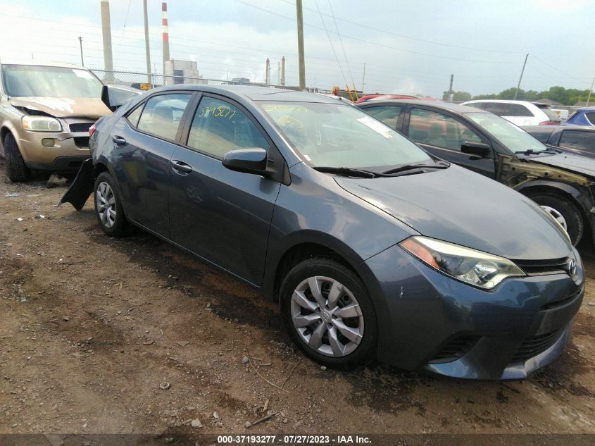 2014 TOYOTA COROLLA L/LE/S/S PLUS/LE PLUS - 5YFBURHEXEP154925