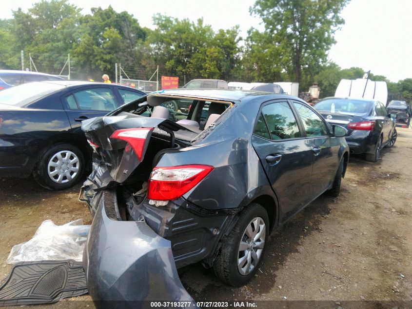 2014 TOYOTA COROLLA L/LE/S/S PLUS/LE PLUS - 5YFBURHEXEP154925