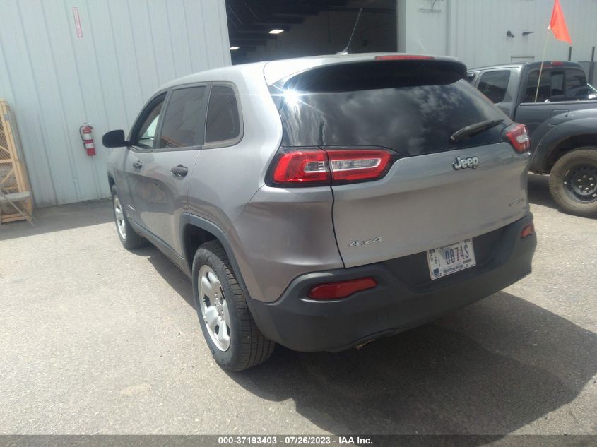 2016 JEEP CHEROKEE SPORT - 1C4PJMAB2GW337358