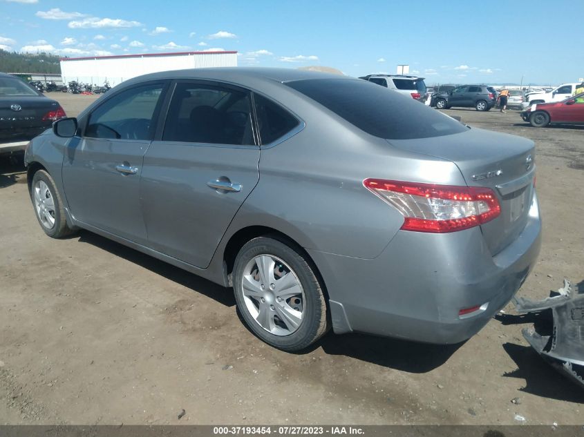 2013 NISSAN SENTRA S - 3N1AB7AP1DL629930