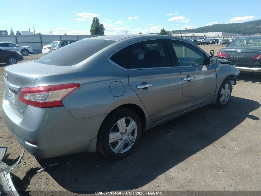 2013 NISSAN SENTRA S - 3N1AB7AP1DL629930