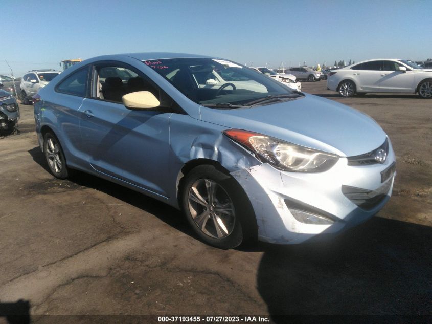 2013 HYUNDAI ELANTRA COUPE GS PZEV - KMHDH6AE2DU007727