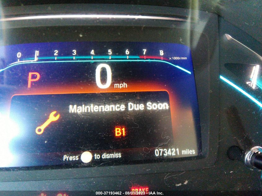 2018 HONDA ODYSSEY EX-L - 5FNRL6H74JB031354