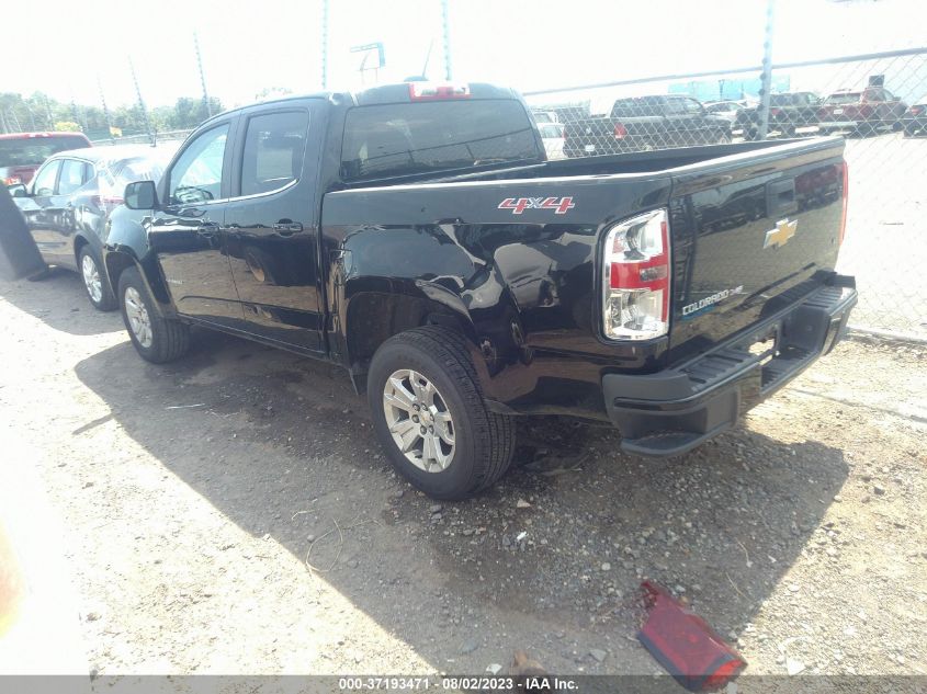 2020 CHEVROLET COLORADO 4WD LT - 1GCGTCEN8L1221081