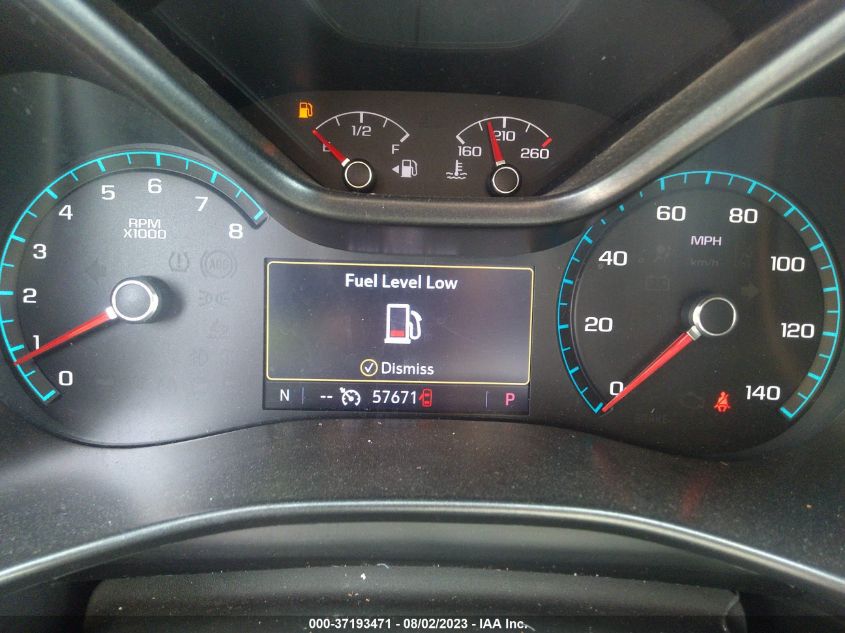 2020 CHEVROLET COLORADO 4WD LT - 1GCGTCEN8L1221081