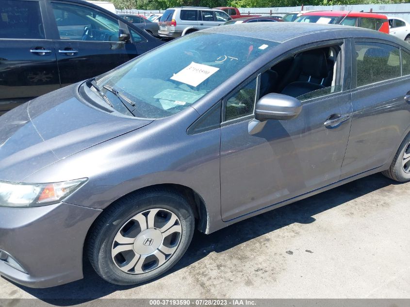 2014 HONDA CIVIC HYBRID 19XFB4F22EE000827