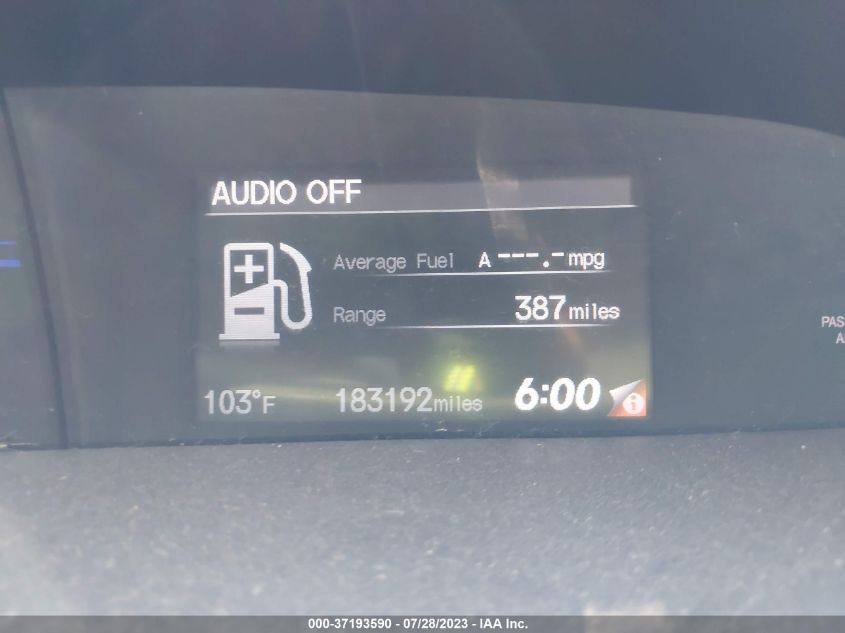 2014 HONDA CIVIC HYBRID 19XFB4F22EE000827