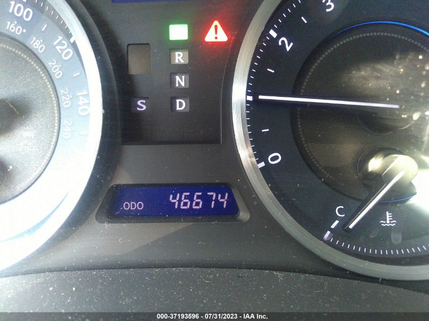 2013 LEXUS IS 250 - JTHBF5C29D5187442