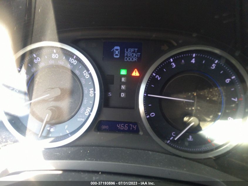 2013 LEXUS IS 250 - JTHBF5C29D5187442