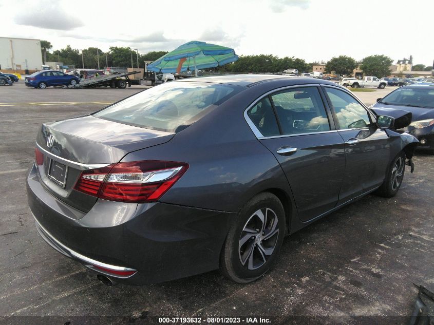 2017 HONDA ACCORD SEDAN LX - 1HGCR2F35HA121548