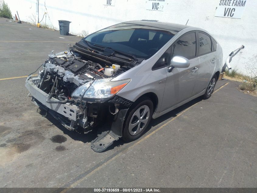 2014 TOYOTA PRIUS FOUR/FIVE/THREE/ONE/TWO - JTDKN3DU1E1737315