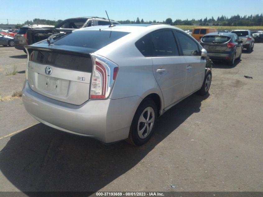 2014 TOYOTA PRIUS FOUR/FIVE/THREE/ONE/TWO - JTDKN3DU1E1737315