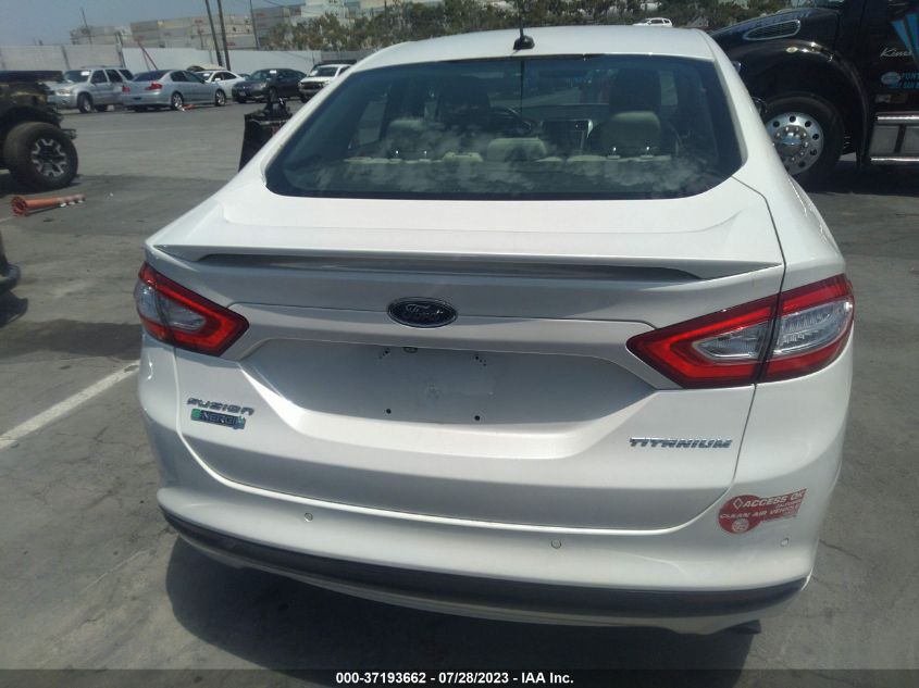 2016 FORD FUSION ENERGI TITANIUM - 3FA6P0SU6GR229725
