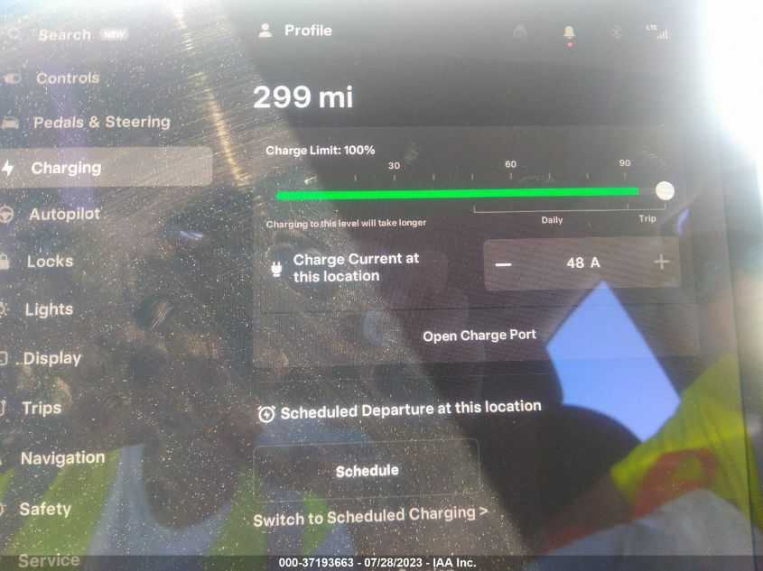 2022 TESLA MODEL Y LONG RANGE - 7SAYGDEE9NF360311