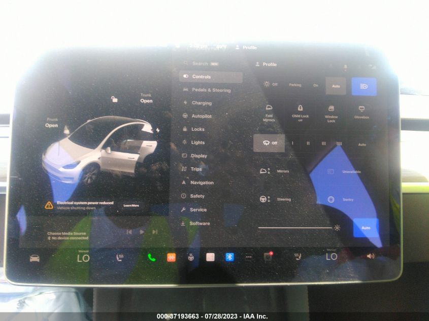 2022 TESLA MODEL Y LONG RANGE - 7SAYGDEE9NF360311
