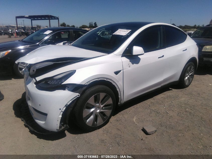 2022 TESLA MODEL Y LONG RANGE - 7SAYGDEE9NF360311