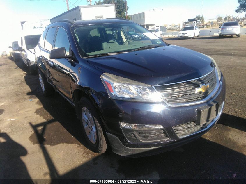 2015 CHEVROLET TRAVERSE LS - 1GNKVFED7FJ163814