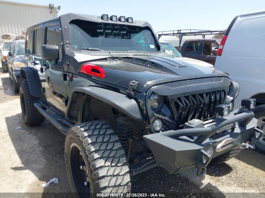 2014 JEEP WRANGLER UNLIMITED SPORT - 1C4BJWDG4EL178466