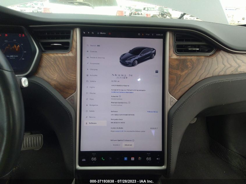 2018 TESLA MODEL S - 5YJSA1E2XJF292118