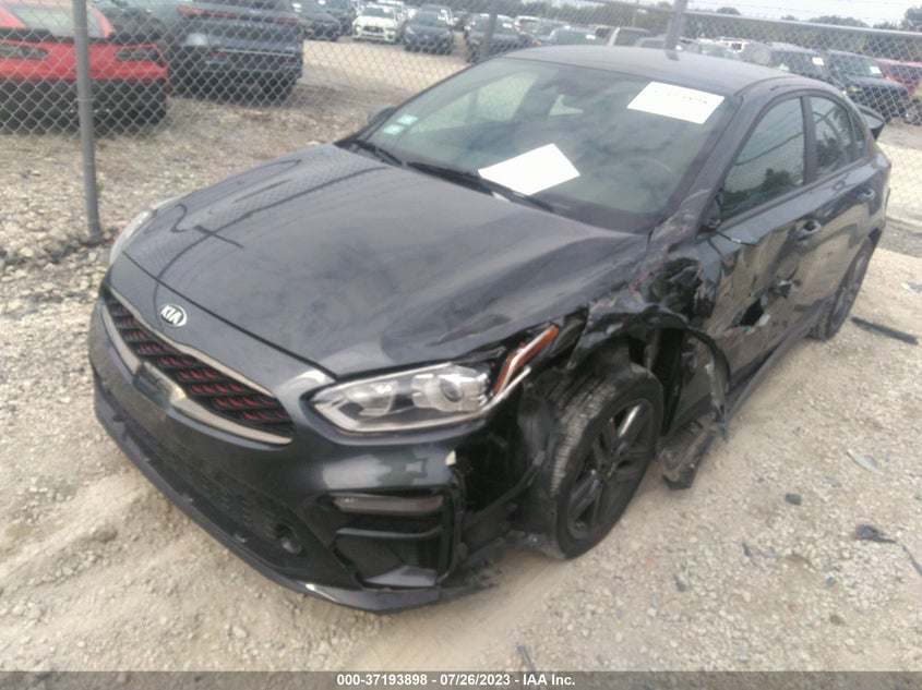 VIN 3KPF34ADXME307229 2021 KIA FORTE GT-LINE