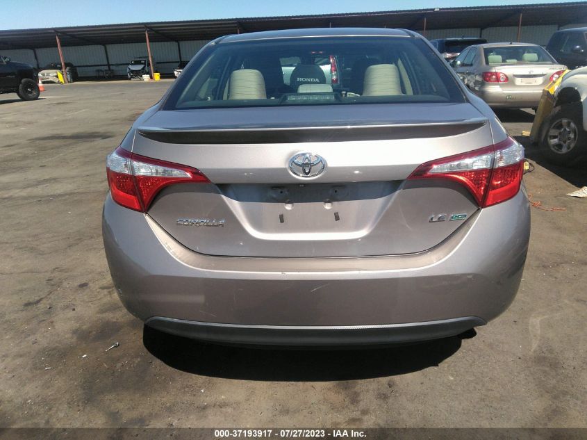 2015 TOYOTA COROLLA LE ECO - 5YFBPRHEXFP332437