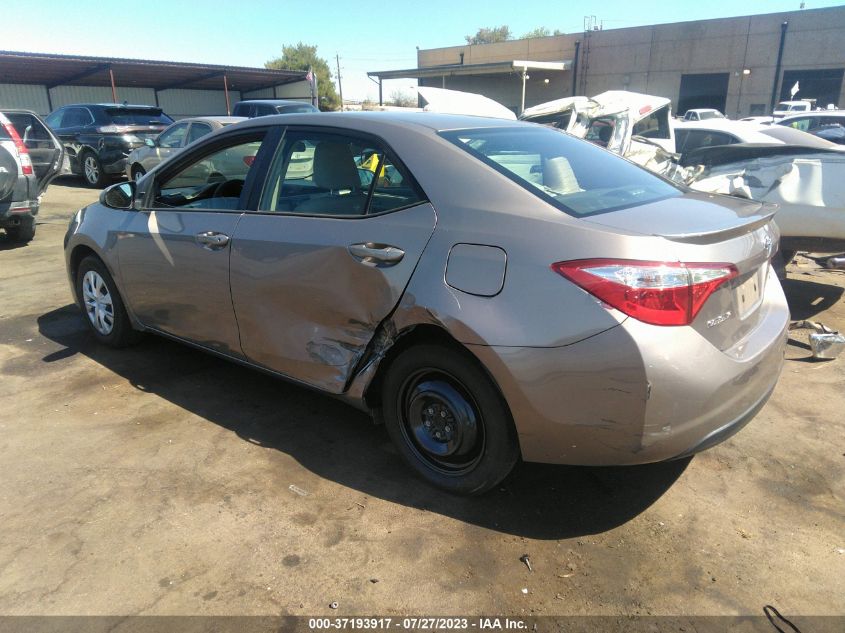 2015 TOYOTA COROLLA LE ECO - 5YFBPRHEXFP332437